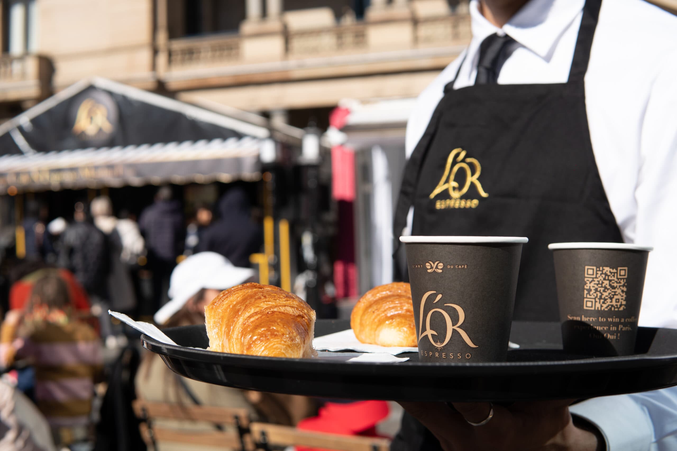 L’OR Espresso Parisian Café Terrace